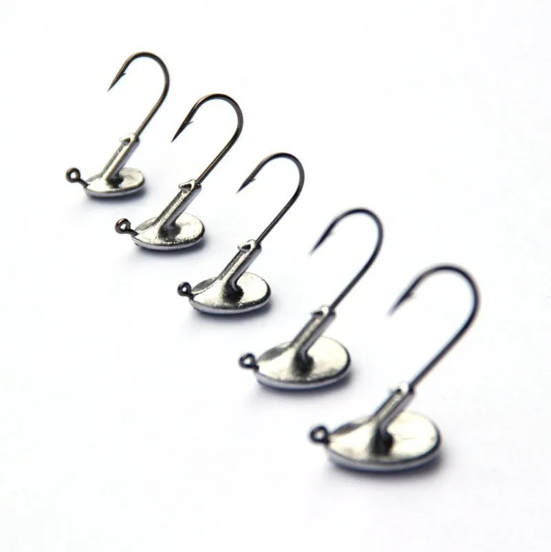 5 шт./партия 3. Искусственная кожа 7 г 10 14 стакан свинцовая головка крючок джиг