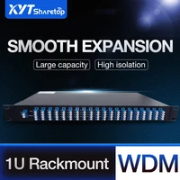 rack mount mux demux dual fiber 8 channel cwdm 1470 1610nm with upgexp port