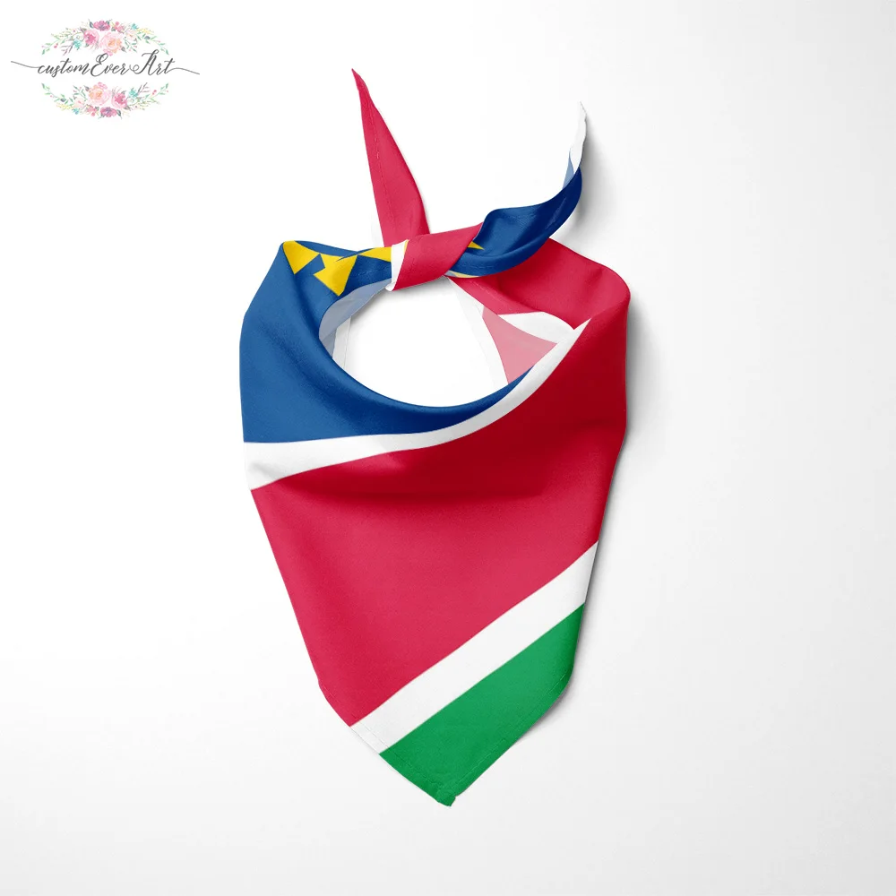 В Флаг Намибии Собака Бандана Большие Ошейники для шарф бандана животных собаки