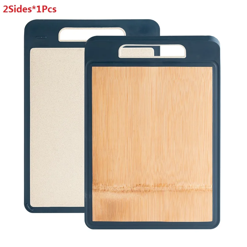 Разделочная доска утолщенная двухсторонняя двойного назначения домашняя