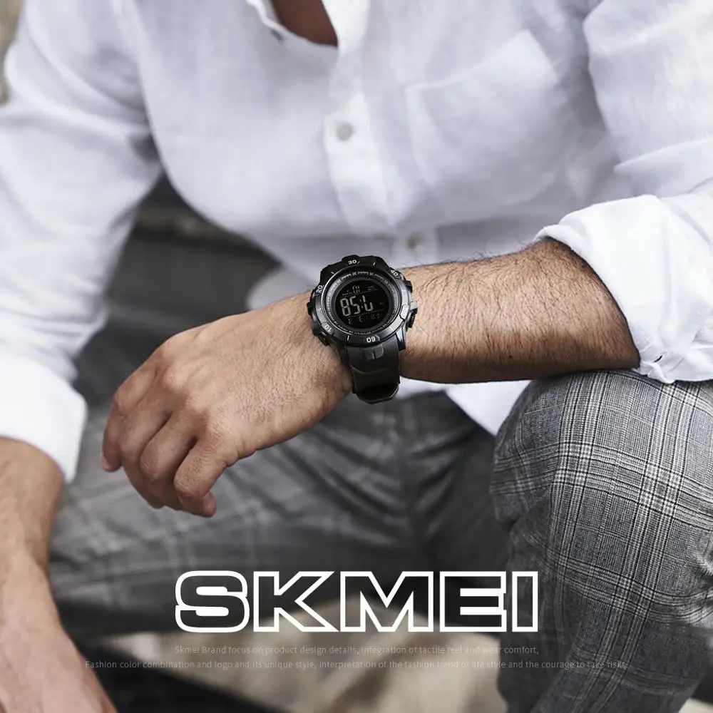 Цифровые часы SKMEI для спорта на открытом воздухе мужские водонепроницаемые