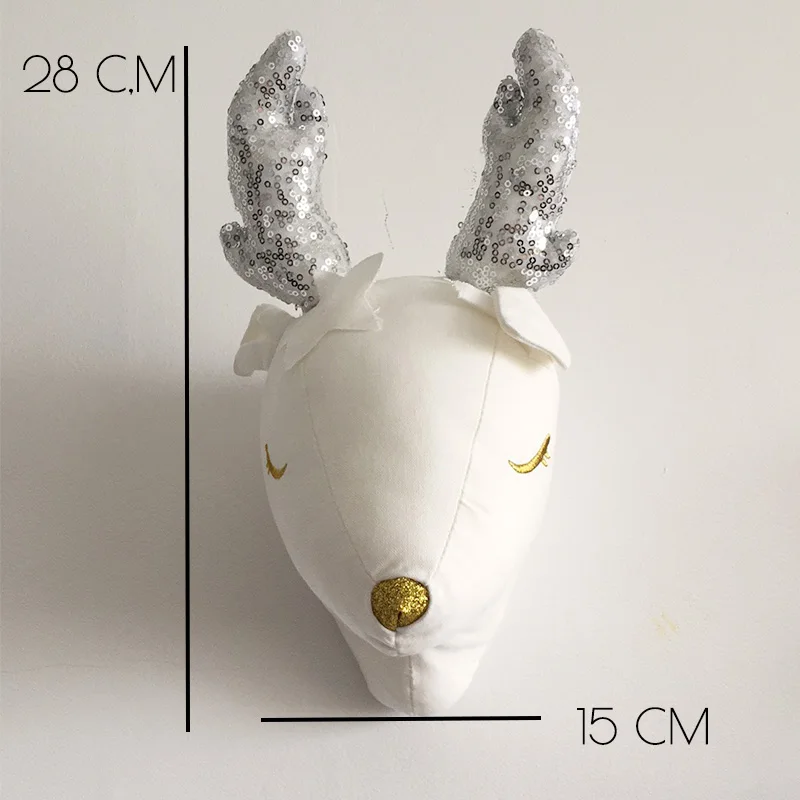 Unicorn C Голова Животного Настенный декор для детской комнаты Слон Олень Единорог голова Настенный декор для детской комнаты украшение детской комнаты - Цвет: Unicorn C