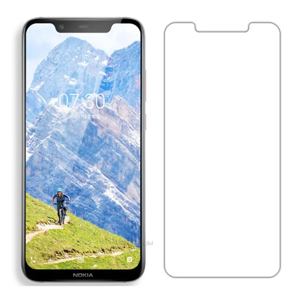 Для Nokia 8 1 Plus закаленное стекло 9H 2.5D Премиум защитная пленка для экрана 6