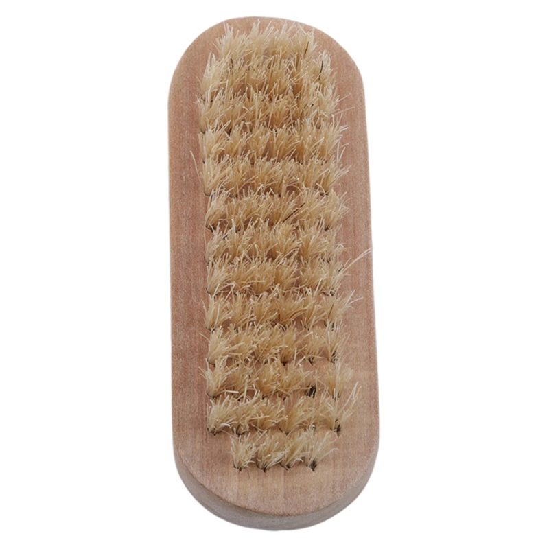 1PC Nail Brush Natural Boar Bristle Beard For Men Bamboo Face Massage That Works Wonders To Comb Beards and Mustache | Красота и