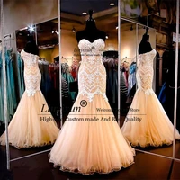 gorgeous prom dresses sweetheart lace appliques long mermaid evening dresses 2020 high quality hot selling prom dress