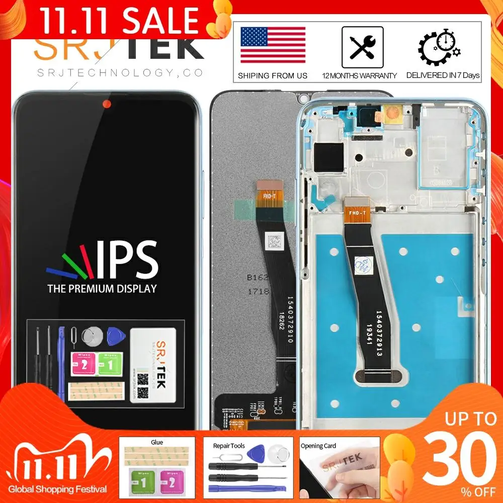 Новинка 6 21 сенсорная стеклянная панель для Huawei Enjoy 9S ЖК дисплей P Smart 2019