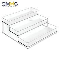 SIMMIS Spice Rack Storage Ladder Seasoning Holder Kitchen Pantry Step Shelf Organizer Cabinet Collection Acrylic 3-Layer