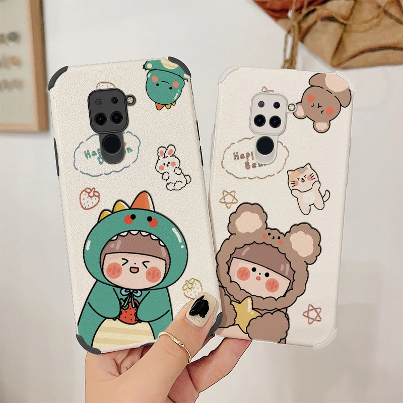 

Strawberry Happy Girl Phone Case For Xiaomi Redmi Note 9 9T 9S 9Pro 9ProMax Pro Max Liquid Silicone Cover
