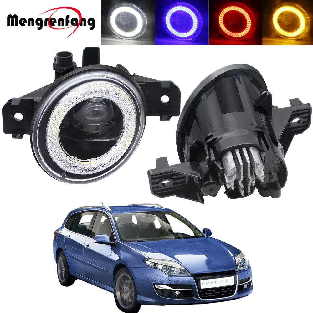 

2in1 Car LED Fog Light Assembly Angel Eye Daytime Running Lamp H11 12V For Renault Laguna Tourer Grandtour Hatchback 2001-2015