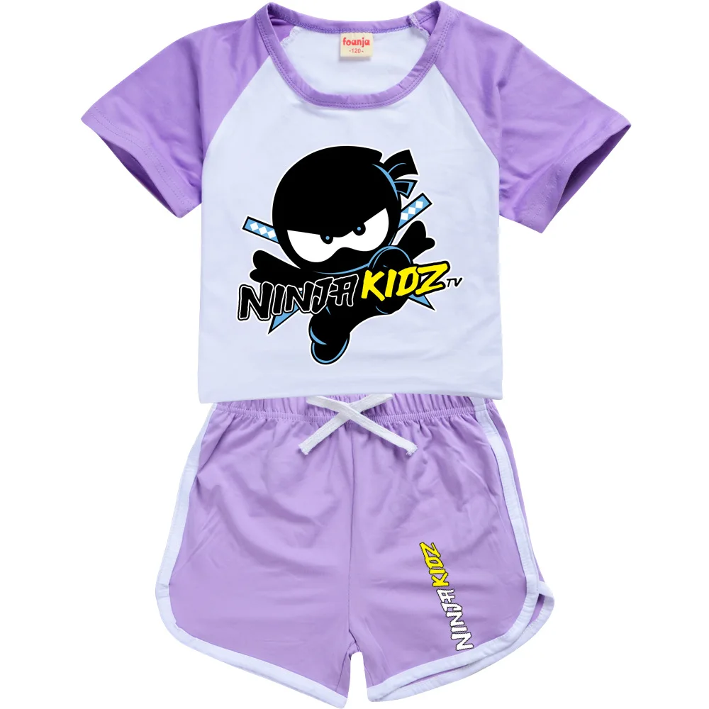 Шпионский ниндзя новинка 100-170 Amazon футболка и шорты повседневный спортивный