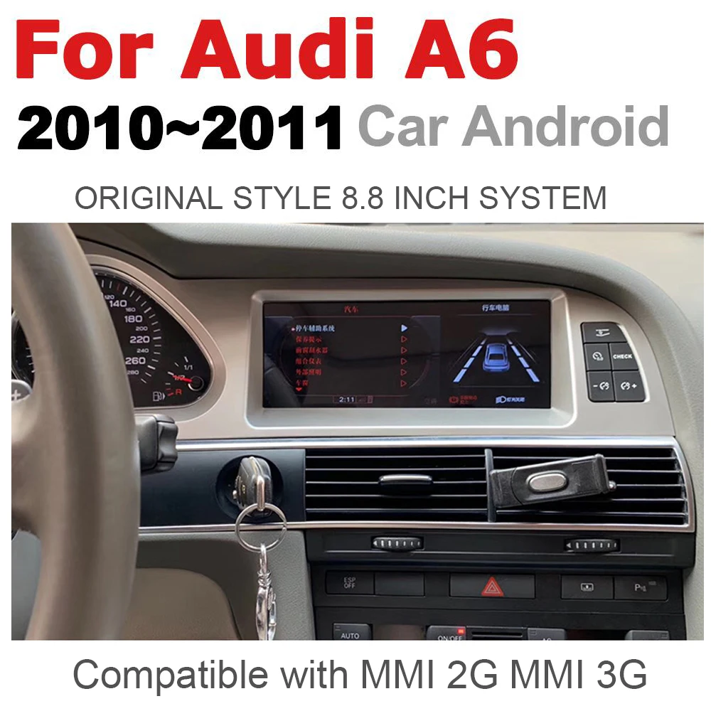 Автомобильный Android мультимедийный плеер для Audi A6 4F 2010~ 2011 MMI 2G MMI 3g gps Navi карта стерео Bluetooth 1080p ips экран ram 4G rom 32G