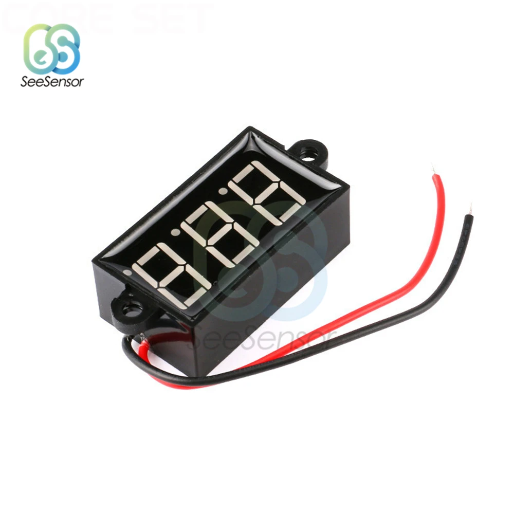 Водонепроницаемый цифровой вольтметр с светодиодный-дисплеем 3 5-30 в |