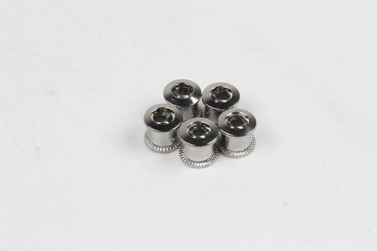 

5pcs 8.5mm Bicycle Double Chainring Bolts & Nuts Steel MTB Road Folding bike Cycling Riding Chain ring screw bolt
