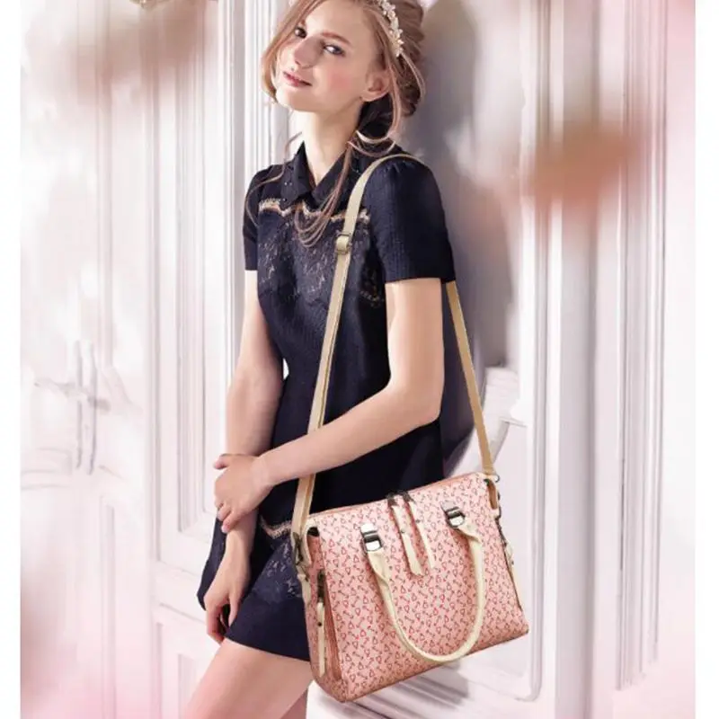 

Fashion Women Handbags Soft Leather Ladies hand bag Large Capacity Crossbody Bags for Women Famous Brand 4 Pcs/Set Totes Bolsa