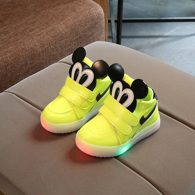 led girls boys kids sneaker shoes casual flat runing sport children sneakers luminous lighted baby toddler tenis | Детская одежда и