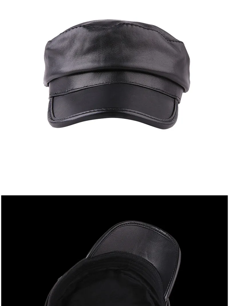 SHALUOTAOTAO Новинка Snapback модная овчина шляпа из натуральной кожи зимние теплые армейские кепки для мужчин и женщин для отдыха брендовые шапки