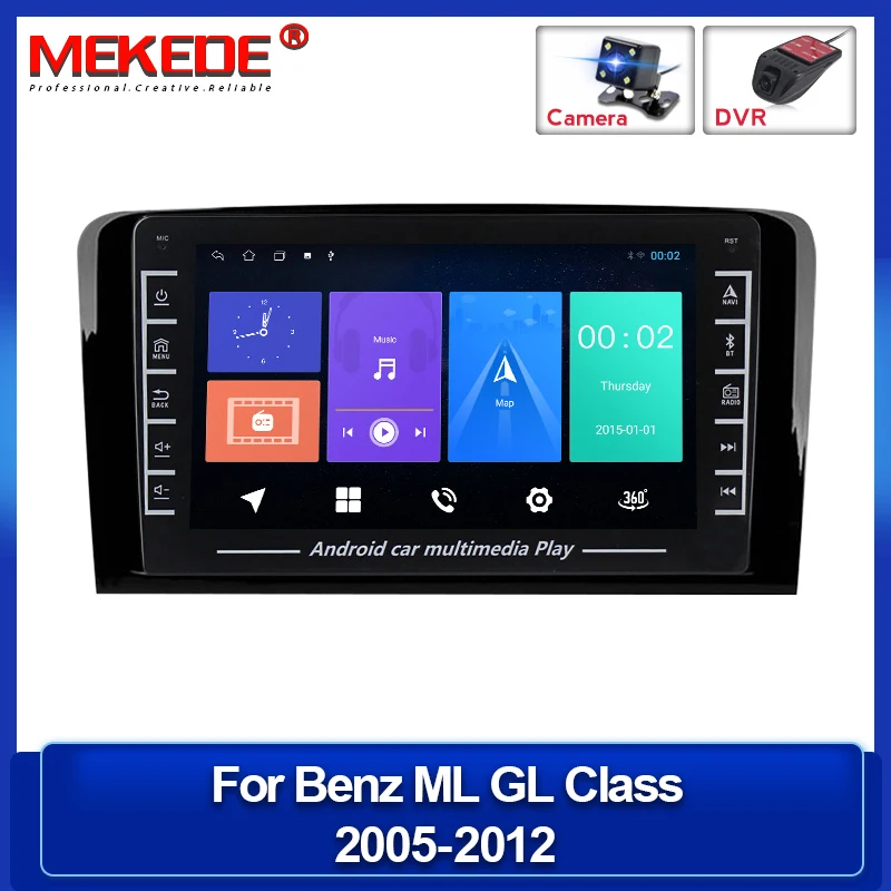 

Android 2.5D IPS автомобильный мультимедийный плеер ForMercedes Benz ML Класс W164 ML350 ML430 ML450 ML500 2005 2006 2007-2012 WIFI BT