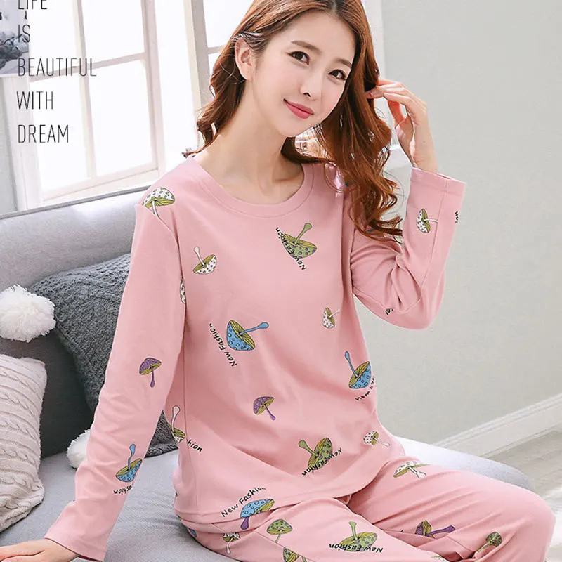 Женская пижама из молочного шелка тонкая с длинным рукавом домашняя одежда лето