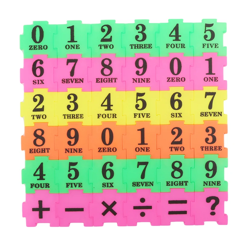 Новый 36 шт./компл. детская математическая арифметическая головоломка Монтессори