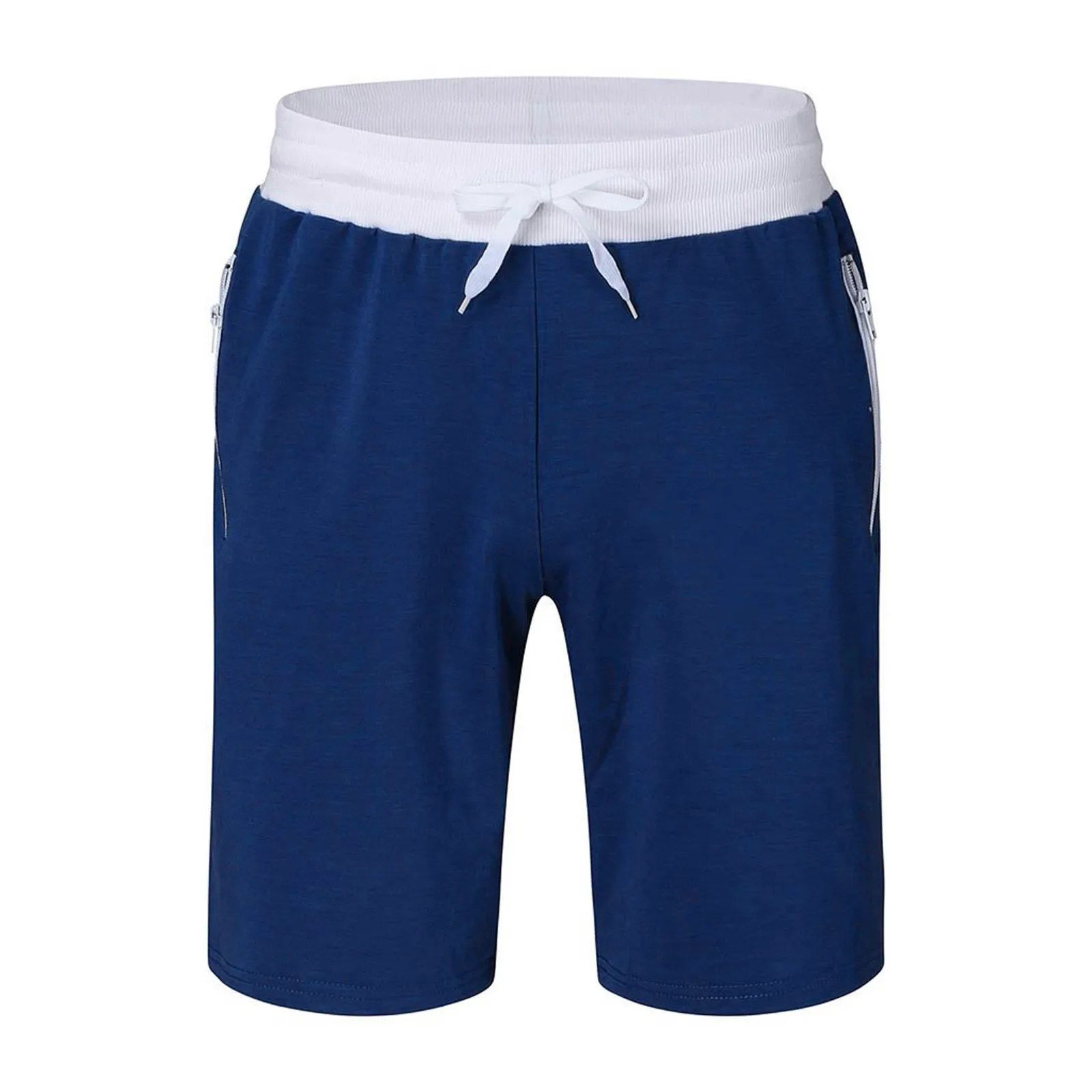 

Men's Summer Sports Casual Zippered Drawstring Shorts In Solid Color Shorts Jogger Men's Brand Shorts Beach Shorts