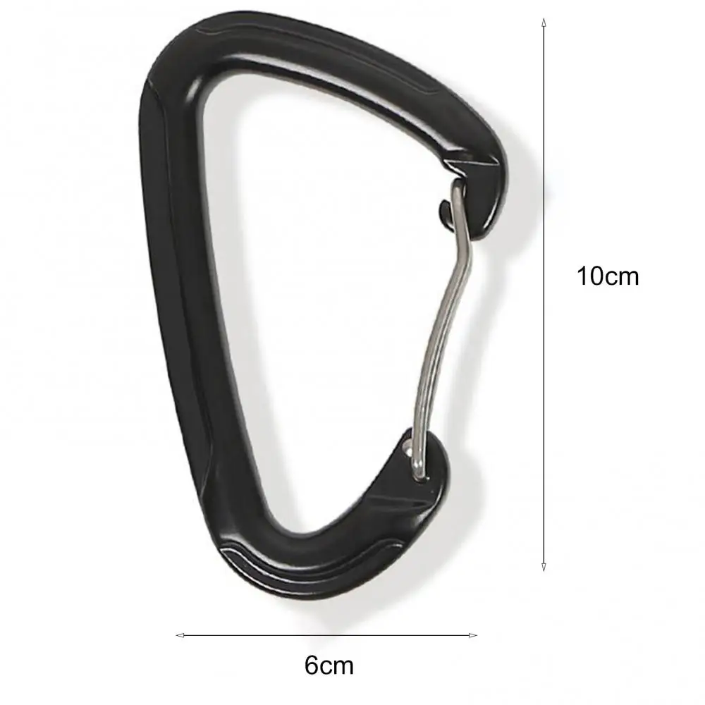 

Non-slip Climbing Fastening Lock Aluminum Alloy Professional Rock Climbing Carabiner Safety Buckle Outdoor Protection Equipment