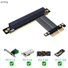 PCI Express PCIE Riser Card PCI-E 4X to 16X удлинитель для ПК графическая карта PCI Express Разъем гибкий кабель удлинитель Riser