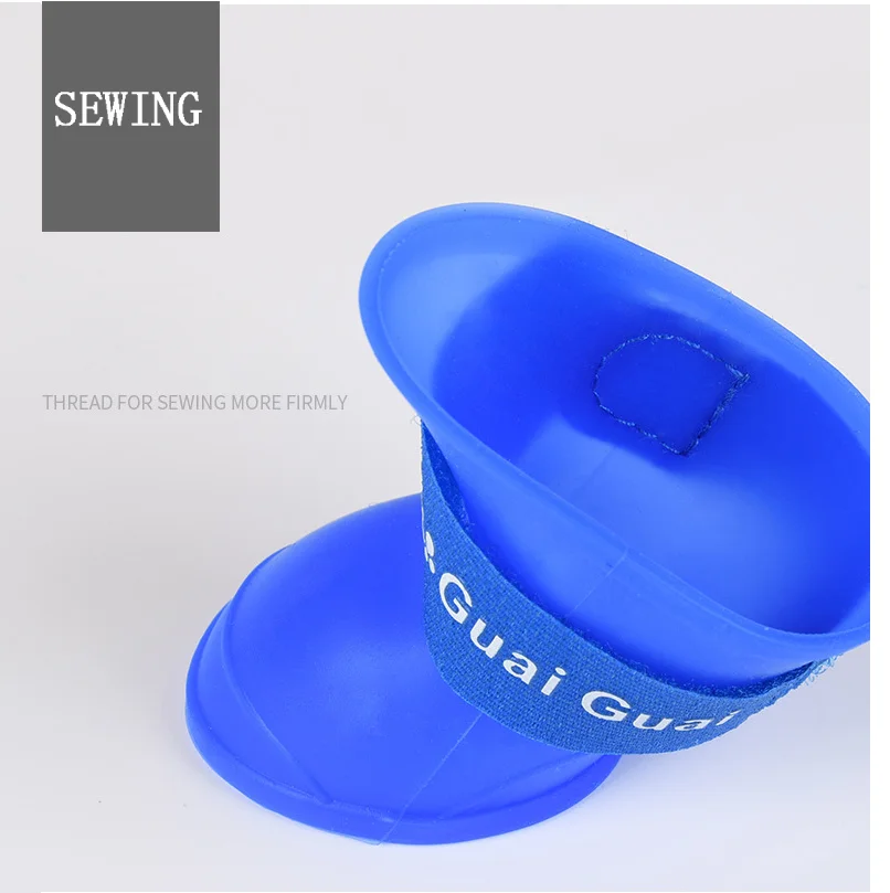 

Pet Dog Rain Boots Waterproof Silicone Dog Shoes Non-slip Boots for Small and Medium-sized Large Dogs Pet Supplies ZD