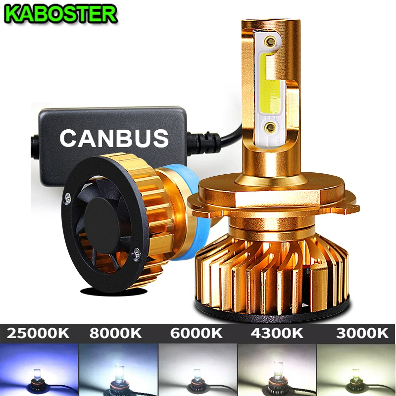 

Car Headlight Bulbs Led H7 Canbus H11 H8 H9 H1 H3 H4 9005 HB3 9006 4500K 8000K 6000K 72W 16000LM Auto Accessories Fog Light 12V