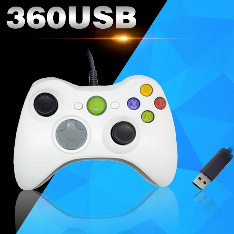 Новый проводной USB геймпад для Xbox 360 джойстик официального геймпада ПК Microsoft
