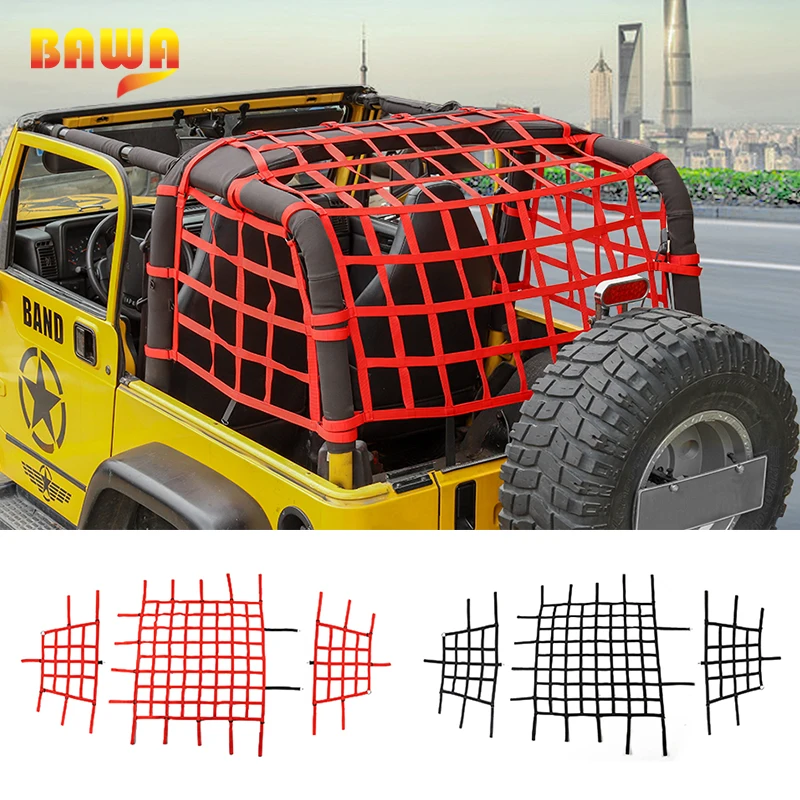 BAWA автомобилей крыша крышка багажника Багажник на крыше грузовая сеть хранения