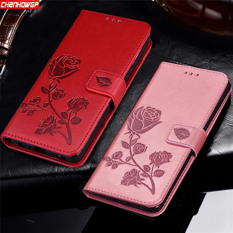 Роскошный кожаный чехол-бумажник с цветком розы для iPhone 12 11 Pro Max X XR XS 8 7 6s 6 Plus 12mini SE