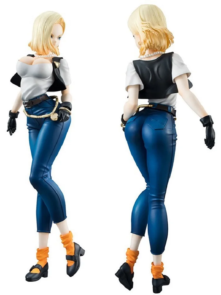 Фигурка аниме Драконий жемчуг Z на Android 18 привлекательная девушка игрушки лазурит
