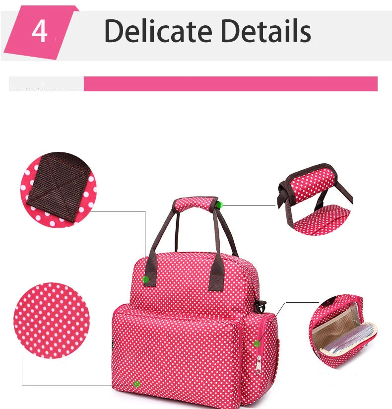 Новая сумка для подгузников мам с пеленальным подкладом брендовая Большая