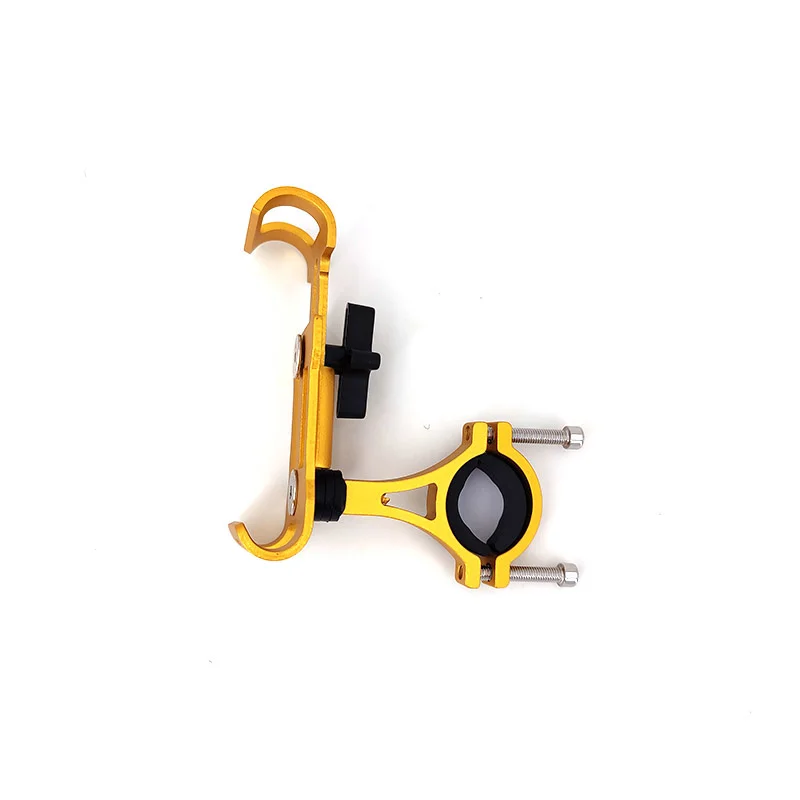 

Metal Motorcycle Bike Phone Holder Aluminum Alloy Anti-slip Bracket GPS Clip Universal Bicycle Phone Stand for all Smartphones