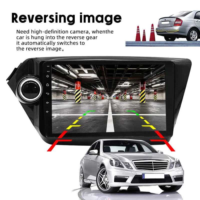 

Car Radio 2Din 9Inch Android 9.1 1+16G Multimedia Touch Screen Mirrorlink Bluetooth GPS Navigation WiFi For Kia Old K2 2011-2015