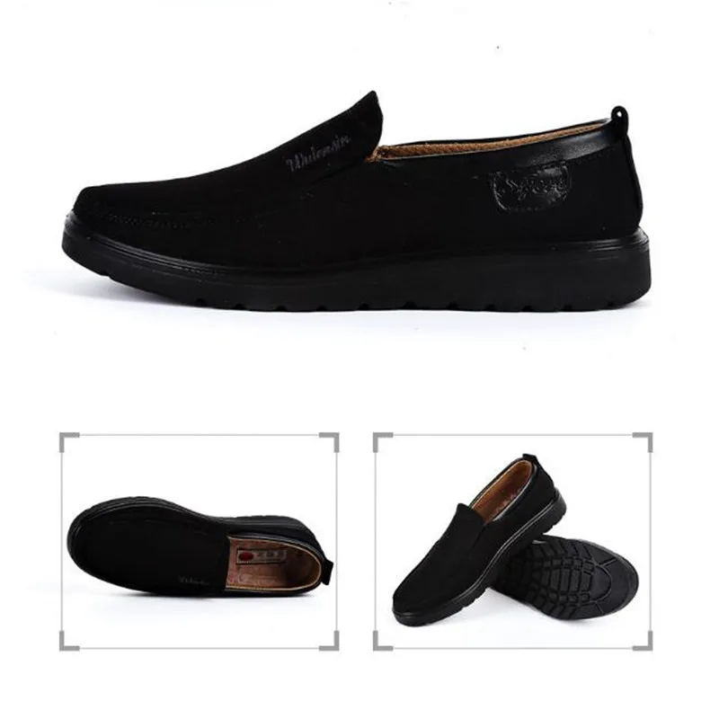Модная повседневная обувь Осенняя для ленивых мужчин новинка 2019 Мужская Удобная