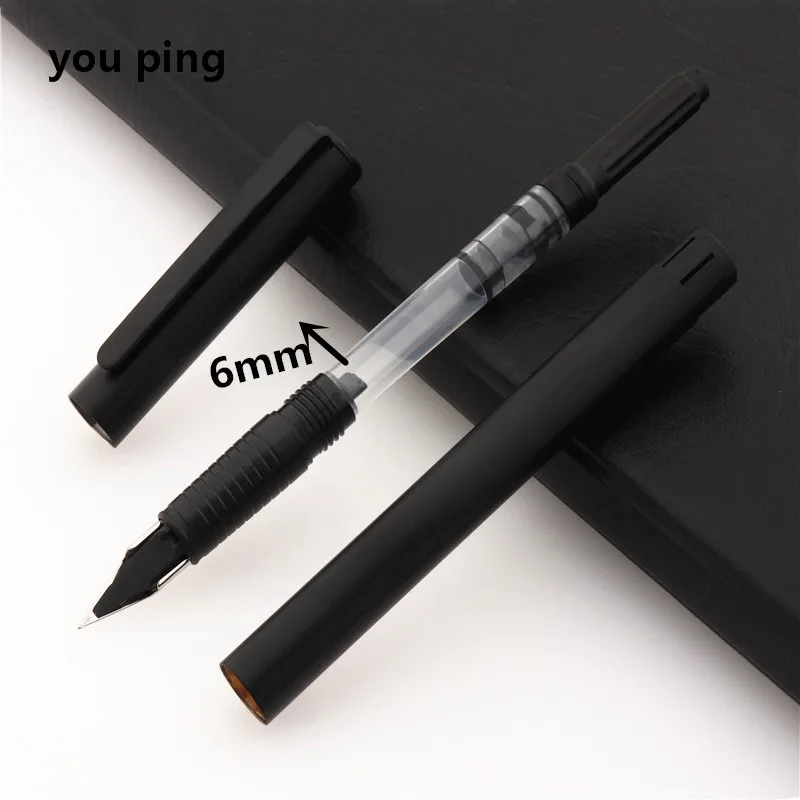 Ручка перьевая Jinhao черная каллиграфическая ручка для бизнеса и офиса 65 черных