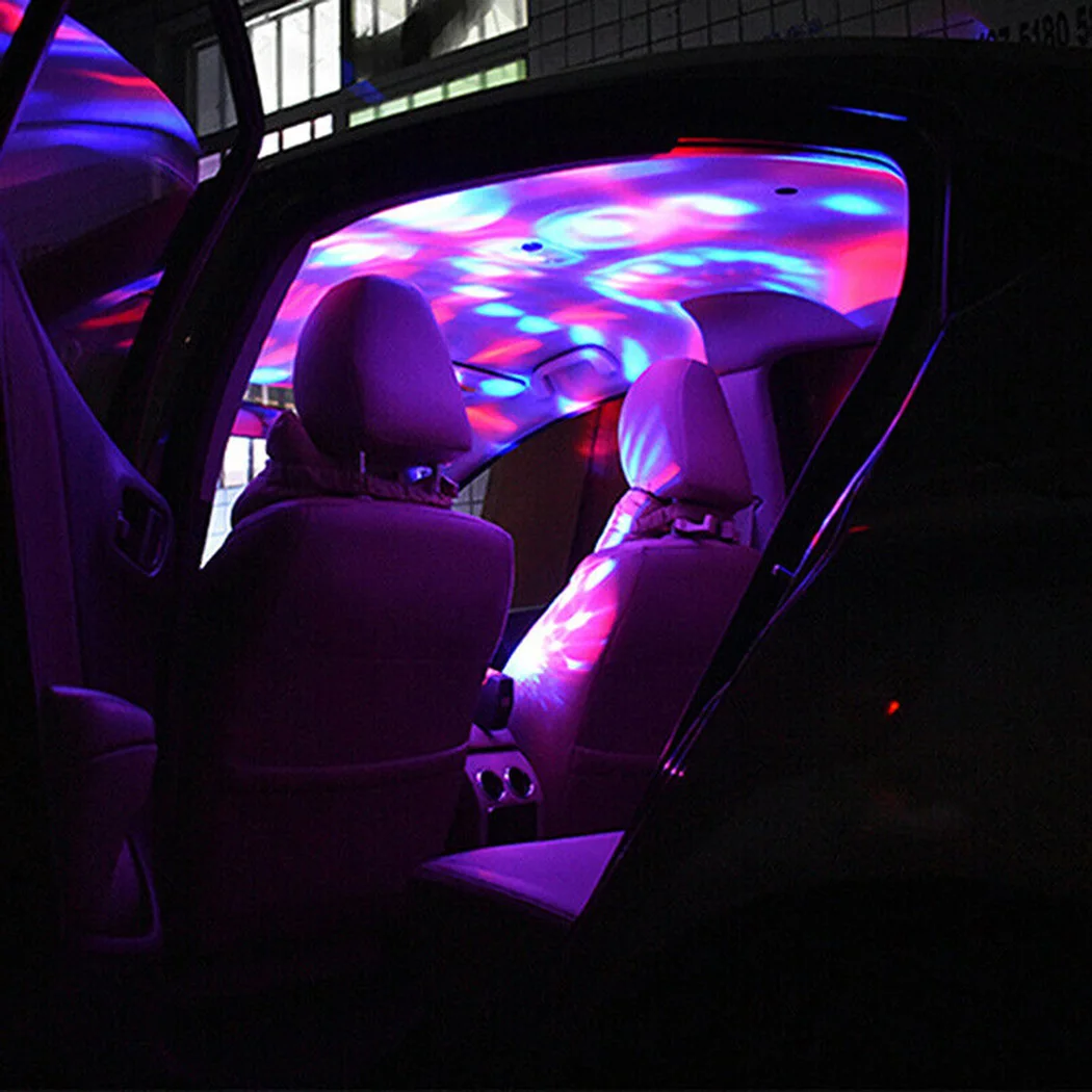 

Mini Decorative Lights Mobile Phone 1pc Projector RGB 5V Tool Ambient Voice Control Ball