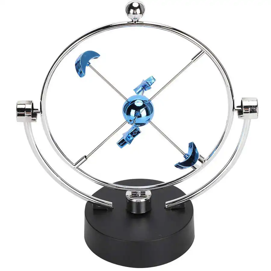 Perpetual Motion Desk Toy Star Moon Planetary System Color USB Battery Desktop | Дом и сад