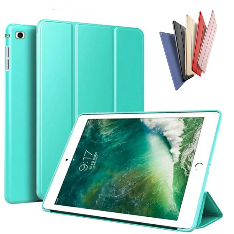 Силиконовый чехол для apple iPad mini 4 5 2 1 мягкая задняя крышка из искусственной кожи с 3