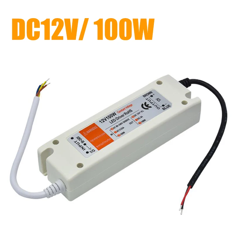 10pcs LED driver 110V 220V to 12V Led Power Supply DC12 18W Lighting Transformer Voltage Adapter Driver for Strip Lamp - купить по