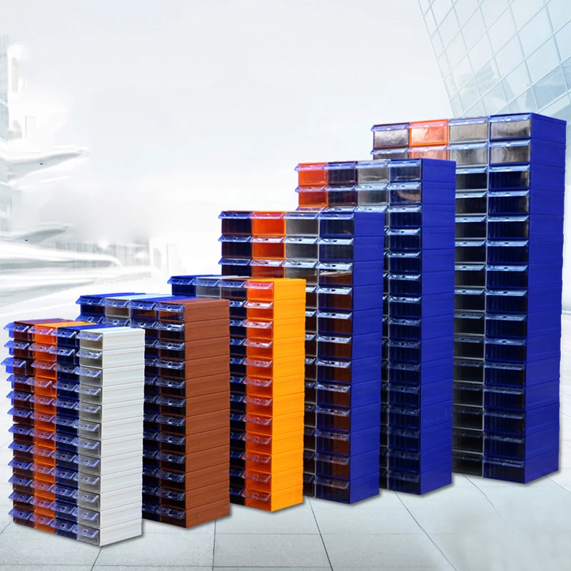 Комбинированный Шкаф из толстых пластиковых деталей ящики для конструктора | Дом