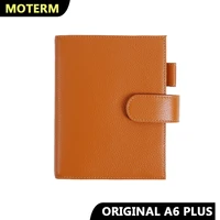 moterm original series a6 plus cover for a6 stalogy notebook genuine pebbled grain cowhide planner organizer agenda journal