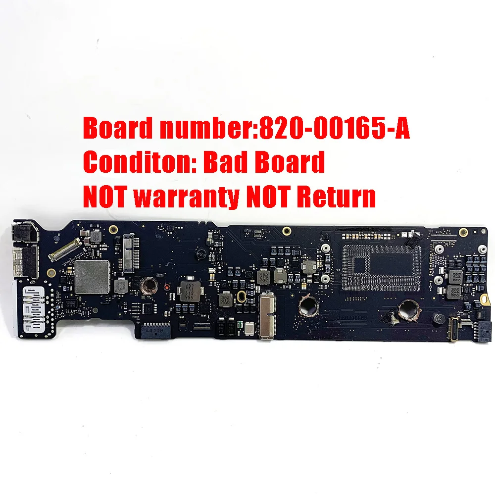 Материнская плата 820-00165-A A1466 для MacBook Air 13 &quotA1466 логическая 2015 системная без