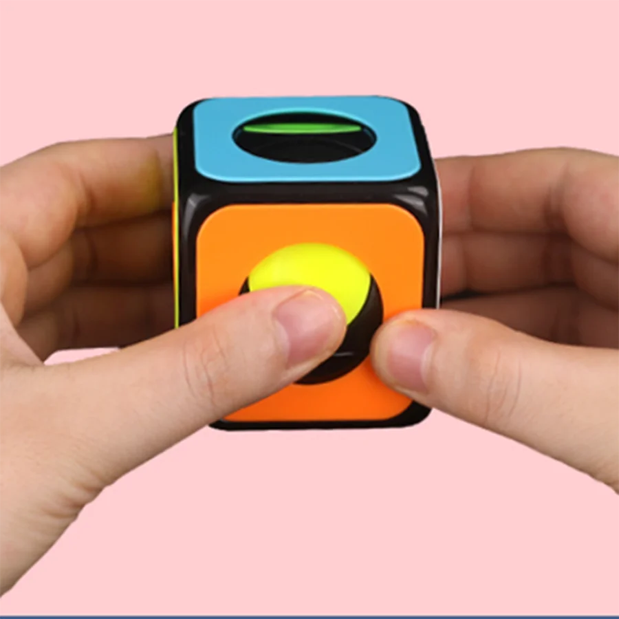 QiYi cubos de la magia dedo Spinner 1x1 куб бесконечности бесконечный куб прикольные игрушки קוביה הונגרית Cubo de rubix cubos-2