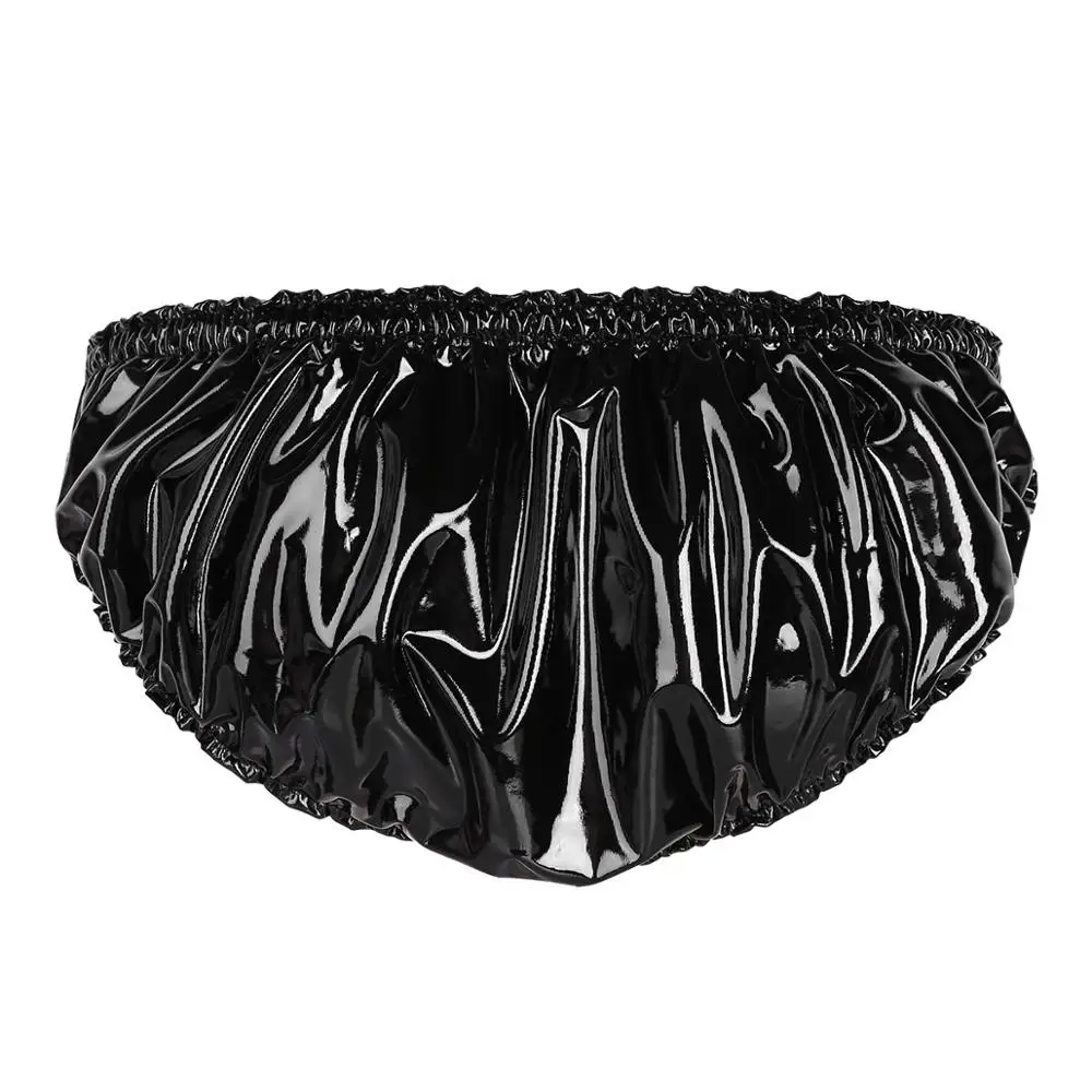 Мужские брифы с мокрым внешним видом нижнее белье мужские трусы высоким вырезом