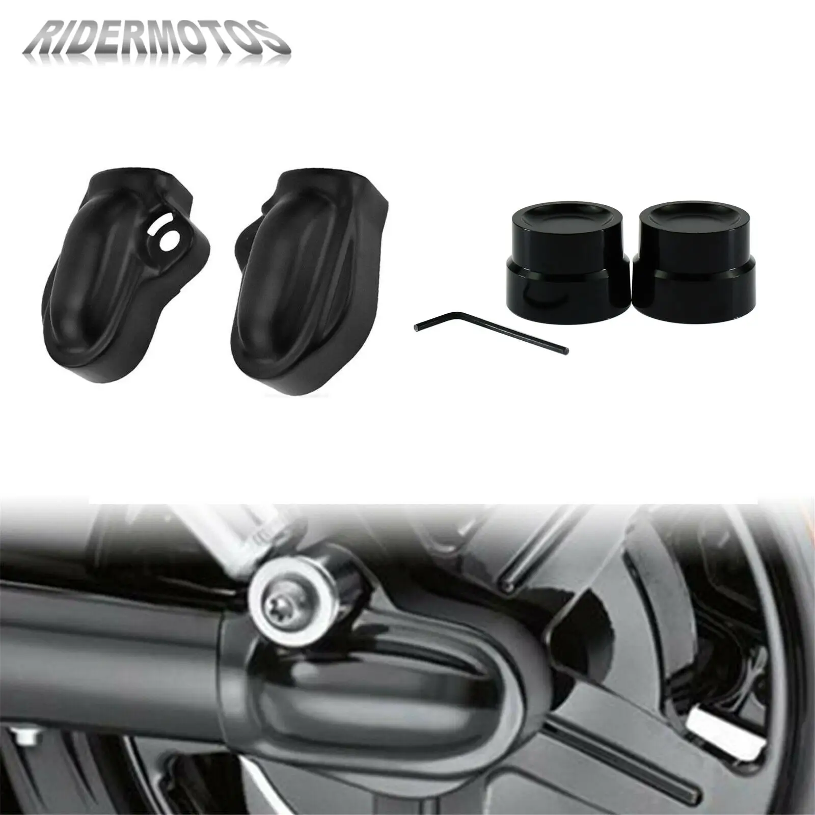 

Крышка для гайки передней оси мотоцикла, крышка болта задней оси, крышка вала заднего колеса, боковая защита для Harley Night Rod V Rod