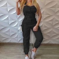 summer jumpsuits woman female onsie overalls women rompers playsuits bodysuit club one piece outfits suspender pants broals 2021