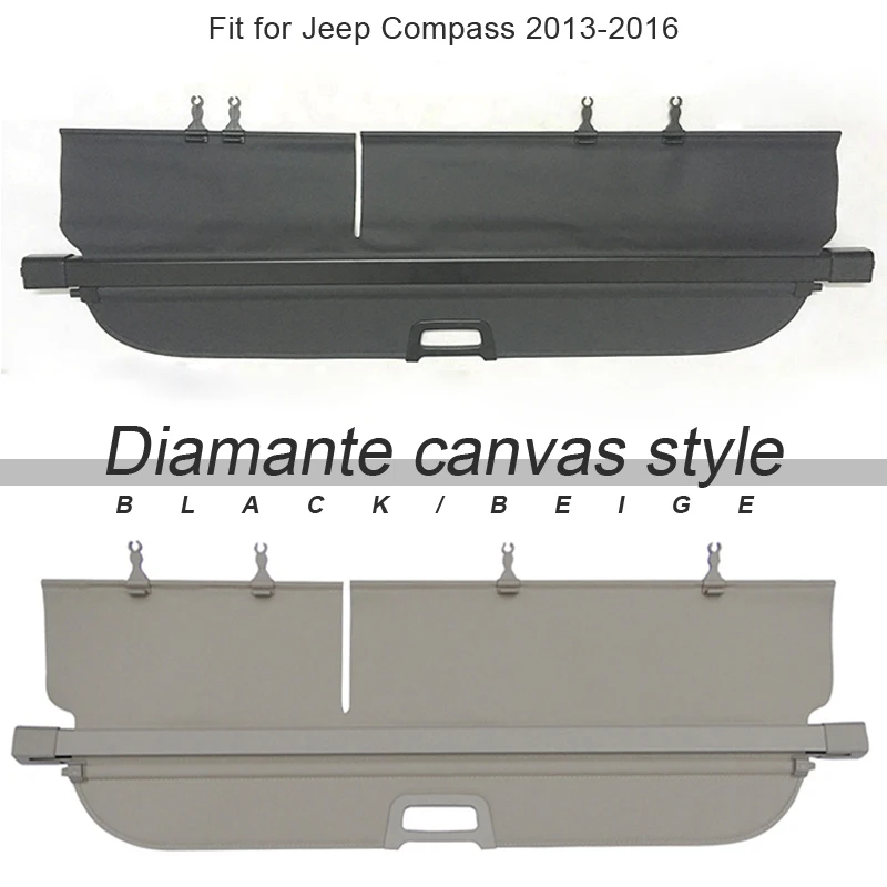 1 комплект защитный козырек для автомобиля задний багажник Грузовой чехол Jeep Compass