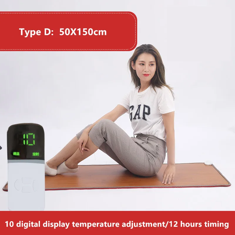 

Leather Heating Foot Mat Warmer Electric Heating Pads Feet Leg Warmer Carpet Thermostat Warming Tools Home Office